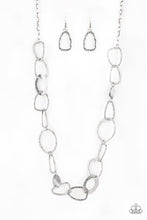 Load image into Gallery viewer, Metro Nouveau Silver Necklace Paparazzi Accessories