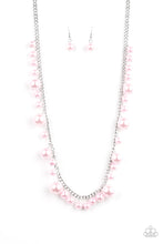 Load image into Gallery viewer, There&#39;s Always Room At The Top Pink Pearl Necklace Paparazzi Accessories