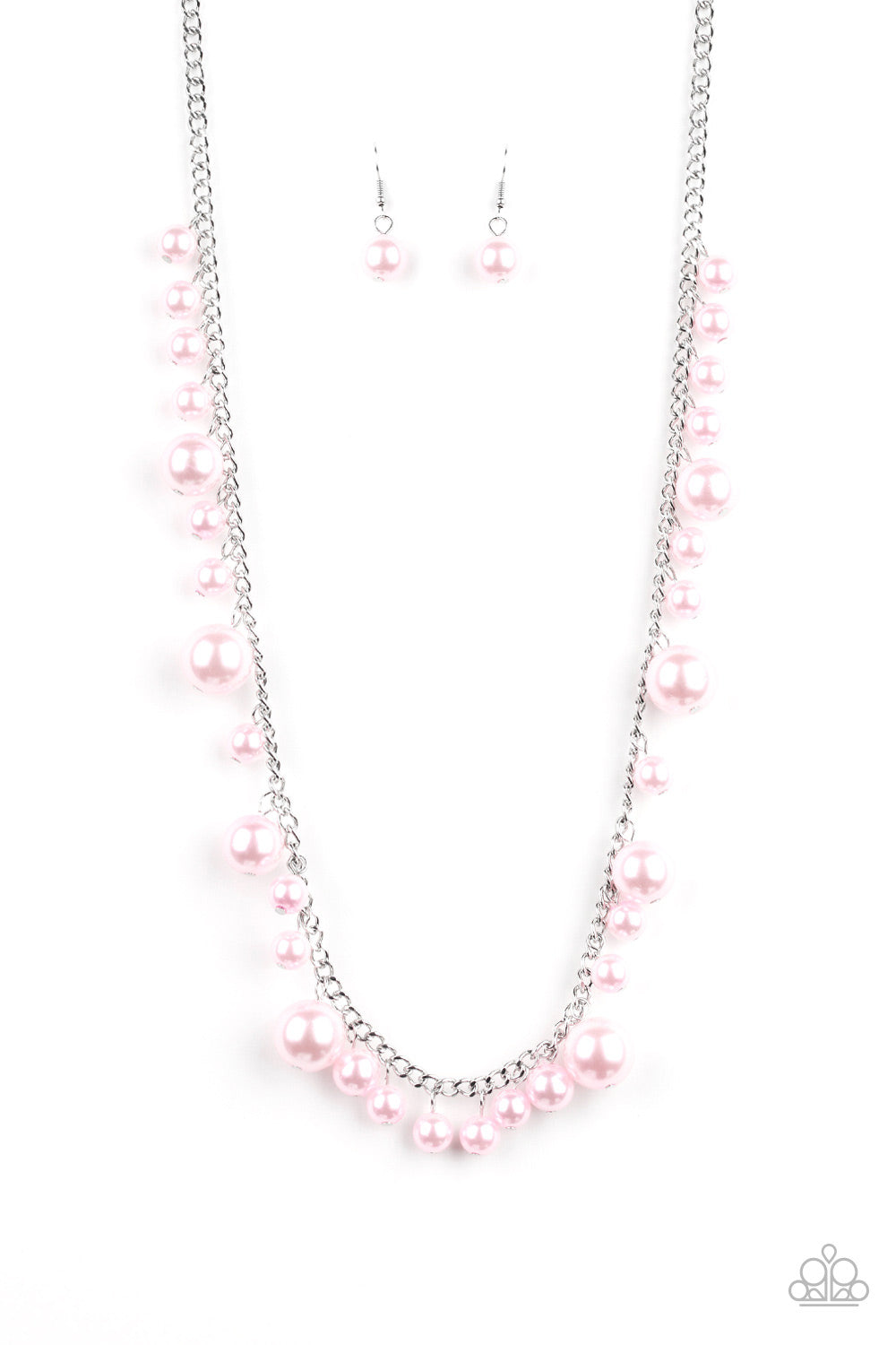 There's Always Room At The Top Pink Pearl Necklace Paparazzi Accessories