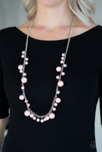 Load image into Gallery viewer, There&#39;s Always Room At The Top Pink Pearl Necklace Paparazzi Accessories