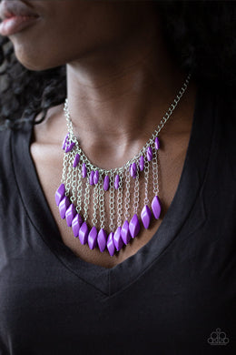 Venturous Vibes Purple Necklace Paparazzi Accessories