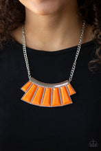 Load image into Gallery viewer, Glamour Goddess Orange Necklace Paparazzi Accessories