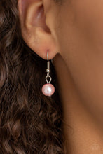 Load image into Gallery viewer, Bow Before the Queen - Pink Pearl Necklace Paparazzi Accessories