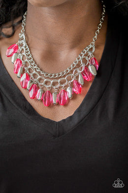 Spring Daydream Pink Necklace Paparazzi Accessories