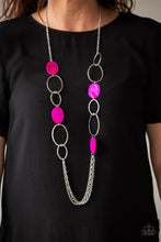 Load image into Gallery viewer, Kaleidoscope Coasts Pink Necklace Paparazzi Accessories