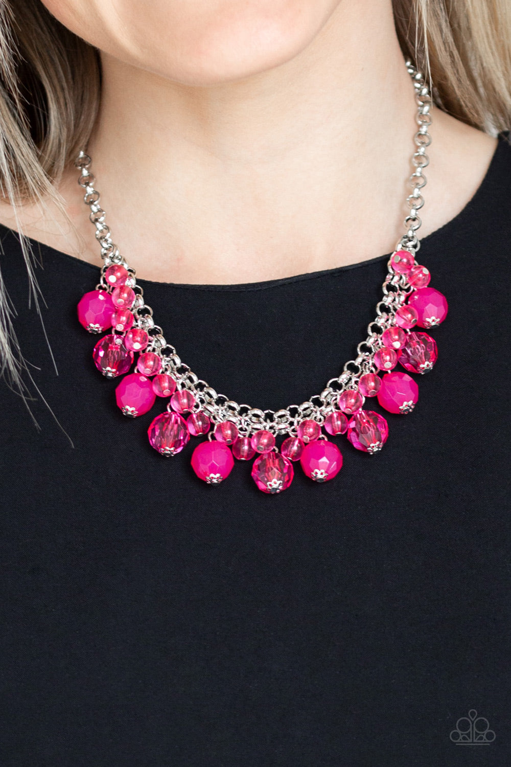 Fiesta Fabulous Pink Necklace Paparazzi Accessories