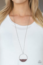 Load image into Gallery viewer, Bet Your Bottom Dollar Purple Rhinestone Necklace Paparazzi Accessories