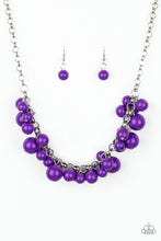 Load image into Gallery viewer, Walk This Broadway Purple Necklace Paparazzi Accessories