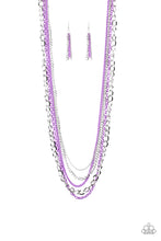 Load image into Gallery viewer, Industrial Vibrance Purple Necklace Paparazzi Accessories