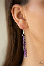 Load image into Gallery viewer, Industrial Vibrance Purple Necklace Paparazzi Accessories