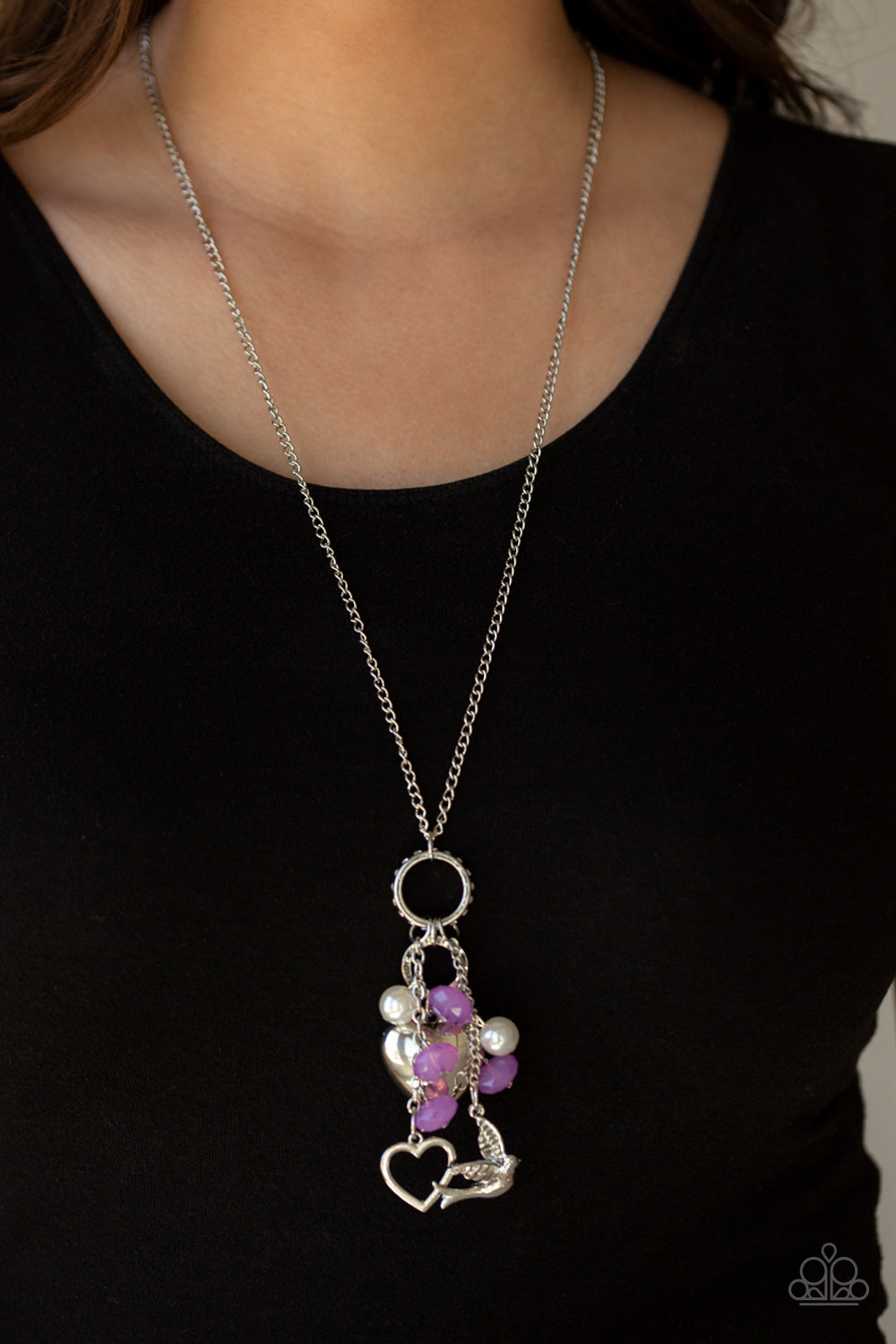 I Will Fly Purple Necklace Paparazzi Accessories