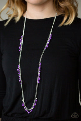 Miami Mojito Purple Necklace Paparazzi Accessories
