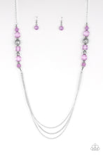 Load image into Gallery viewer, Native New Yorker Purple Necklace Paparazzi Accessories