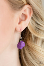 Load image into Gallery viewer, Change Of Heart Purple  Stone Heart Necklace Paparazzi Accessories