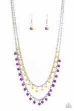 Load image into Gallery viewer, Dainty Distraction Purple Necklace Paparazzi Accessories