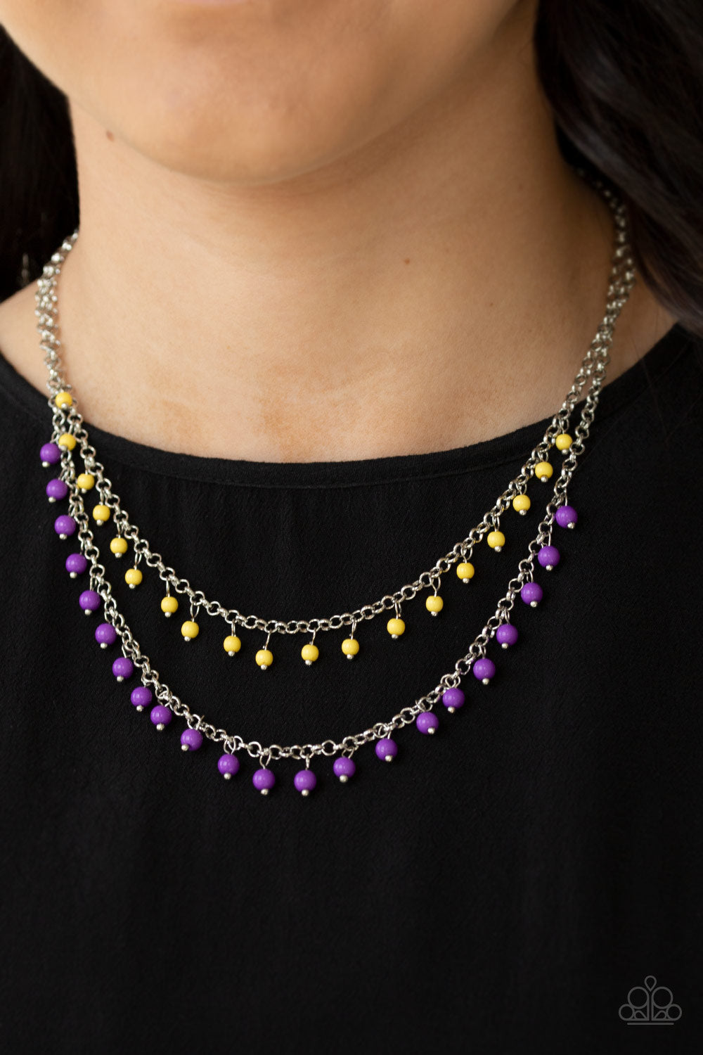 Dainty Distraction Purple Necklace Paparazzi Accessories