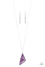 Load image into Gallery viewer, Ultra Sharp Purple Necklace Paparazzi Accessories