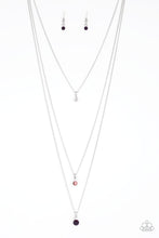 Load image into Gallery viewer, Crystal Chic - Purple Rhinestone Necklace Paparazzi Accessories