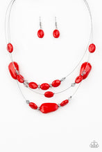 Load image into Gallery viewer, Radiant Reflections Red Necklace Paparazzi Accessories