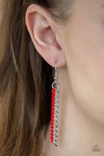 Load image into Gallery viewer, Industrial Vibrance Red Necklace Paparazzi Accessories