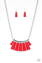 Load image into Gallery viewer, Glamour Goddess Red Necklace Paparazzi Accessories