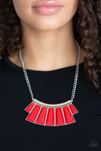 Load image into Gallery viewer, Glamour Goddess Red Necklace Paparazzi Accessories
