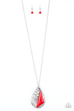 Load image into Gallery viewer, Impressive Edge Red Necklace Paparazzi Accessories