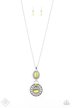 Load image into Gallery viewer, Hook VINE and Sinker Yellow Moonstone Necklace Paparazzi Accessories