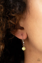 Load image into Gallery viewer, Happy As Can Beam Yellow Cat&#39;s Eye Necklace Paparazzi Accessories