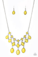Load image into Gallery viewer, Mermaid Marmalade Yellow Necklace Paparazzi Accessories