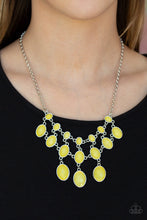 Load image into Gallery viewer, Mermaid Marmalade Yellow Necklace Paparazzi Accessories