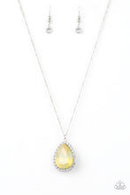 Load image into Gallery viewer, Come of Ageless Yellow Rhinestone Necklace Paparazzi Accessories