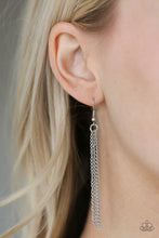 Load image into Gallery viewer, Totally Worth The TASSEL - Silver Necklace Paparazzi Accessories
