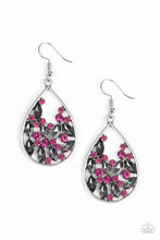 Load image into Gallery viewer, Cash or Crystal Pink Rhinestone Earring Paparazzi Accessories