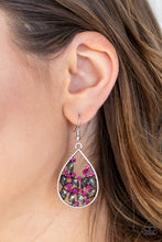 Load image into Gallery viewer, Cash or Crystal Pink Rhinestone Earring Paparazzi Accessories