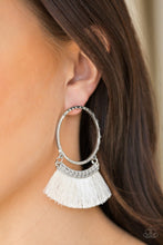 Load image into Gallery viewer, This Is Sparta! White Earring Paparazzi Accessories