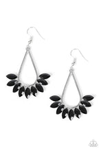Load image into Gallery viewer, Be On Guard Black Earring Paparazzi Accessories