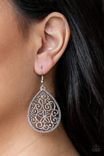 Load image into Gallery viewer, I'm Doing Vine Silver Earring Paparazzi Accessories