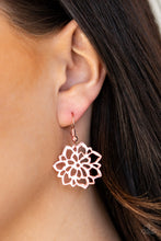 Load image into Gallery viewer, Darling Dahlia Copper Earring Paparazzi Accessories