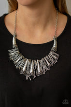 Load image into Gallery viewer, In The Mane Stream Silver Necklace Paparazzi Accessories
