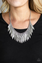 Load image into Gallery viewer, The Thrill Seeker Silver Necklace Paparazzi Accessories