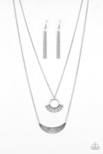 Load image into Gallery viewer, Tribal Trek Silver Necklace Paparazzi Accessories