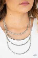Load image into Gallery viewer, It Will Be Over Moon Silver Necklace Paparazzi Accessories