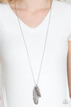 Load image into Gallery viewer, Own Free Quill Silver Necklace Paparazzi Accessories