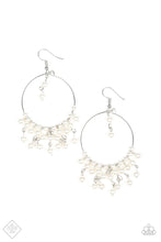 Load image into Gallery viewer, Now On Broadway White Pearl Earrings Paparazzi Accessories