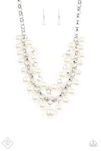 Load image into Gallery viewer, BALLROOM Service White Pearl Necklace Paparazzi Accessories