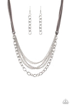 Load image into Gallery viewer, Free Roamer Silver Necklace Paparazzi Accessories