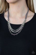 Load image into Gallery viewer, Free Roamer Silver Necklace Paparazzi Accessories
