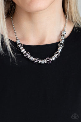 Metro Majestic Silver Necklace Paparazzi Accessories