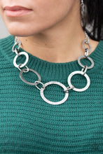 Load image into Gallery viewer, City Circus Silver Necklace Paparazzi Accessories